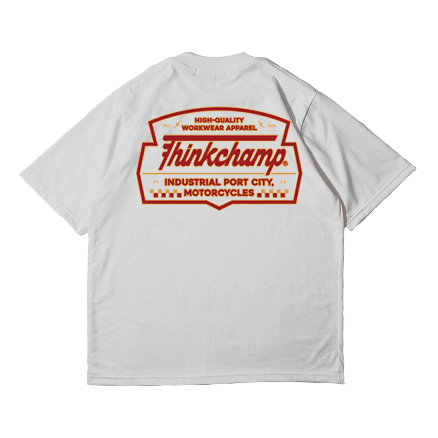 RETRO CUSTOMS | OVERSIZED TEE IN CLOUD WHITE