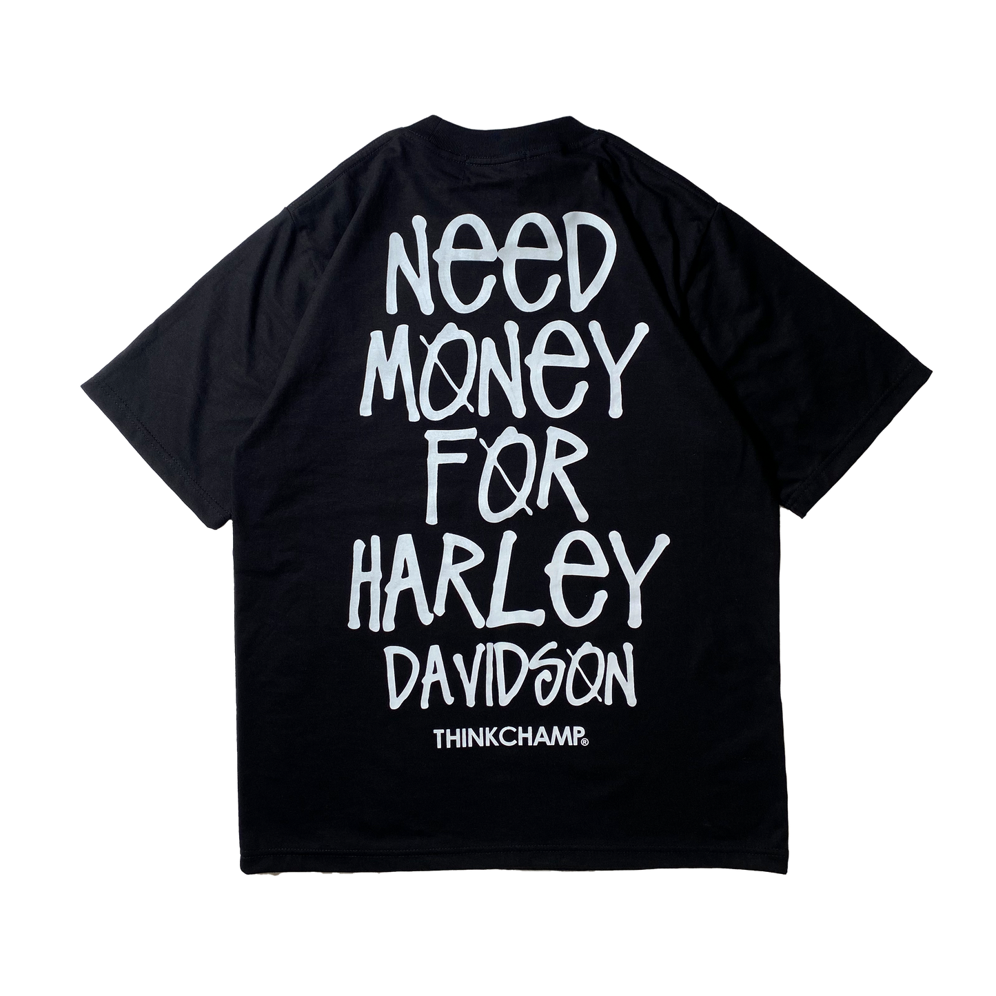 HARLEY D | OVERSIZED TEE IN BASALT BLACK