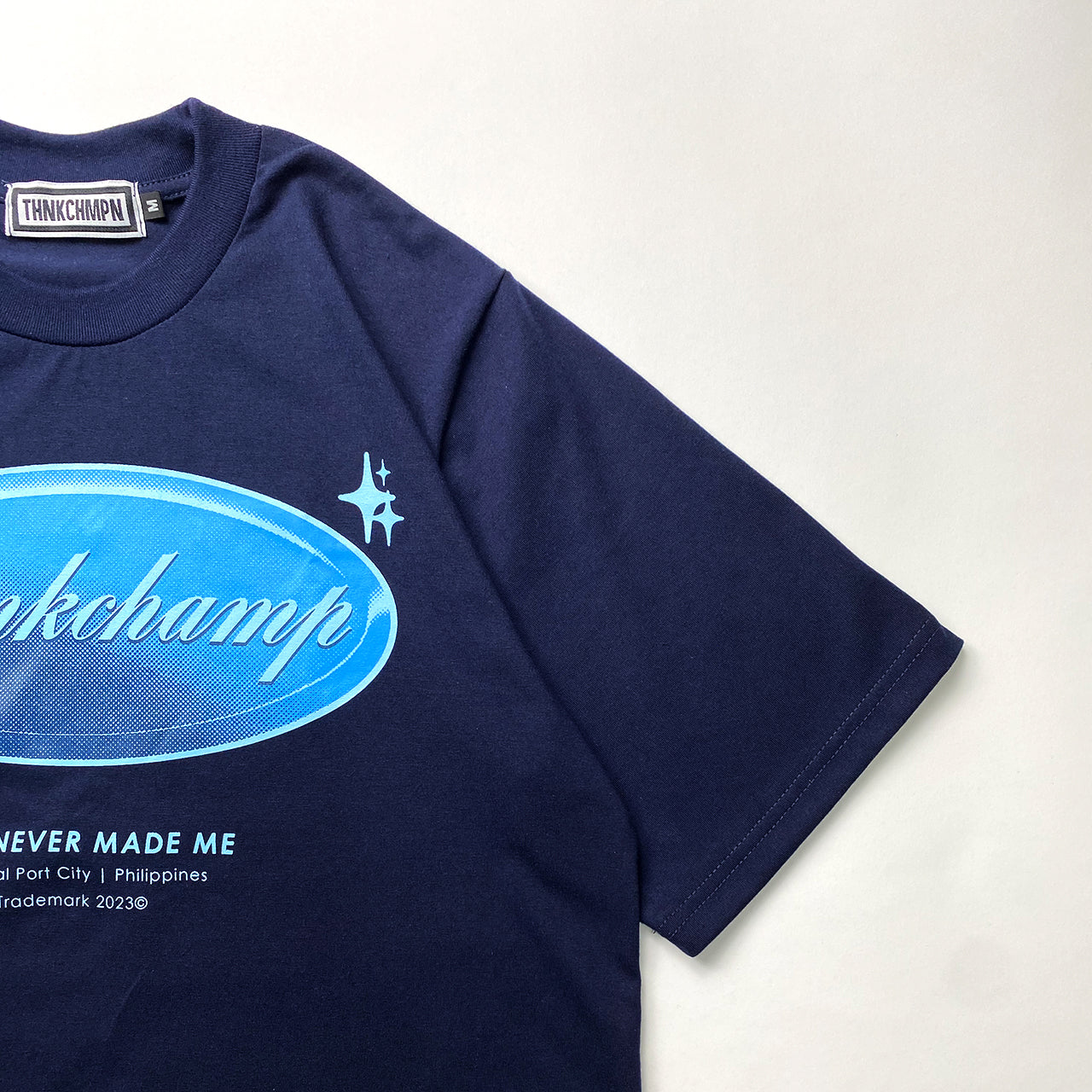 TOMMY | OVERSIZED TEE IN OCEAN BLUE