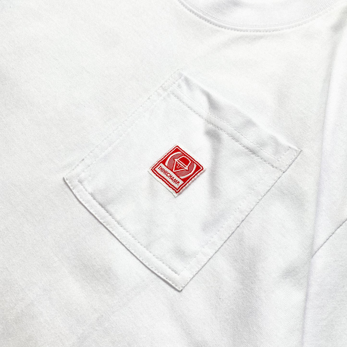 ICONIC POCKET TEE IN WHITE