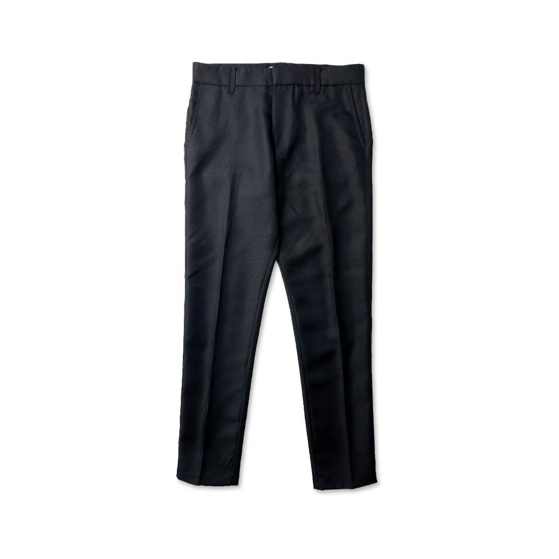 STRAIGHT TROUSERS IN BASALT BLACK