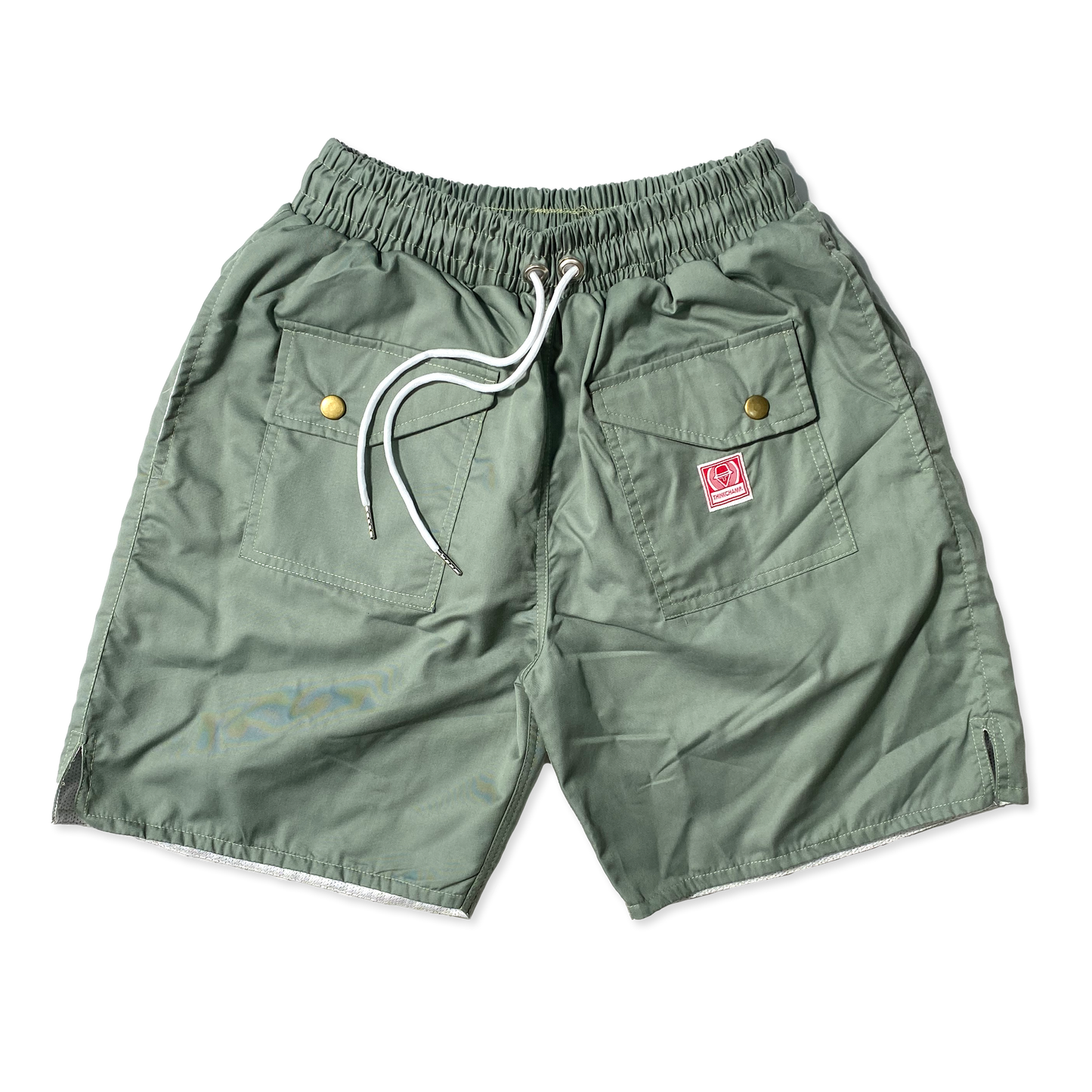 OMNI-WEAR™ | 5 POCKET LINEN SHORTS IN LIME GREEN