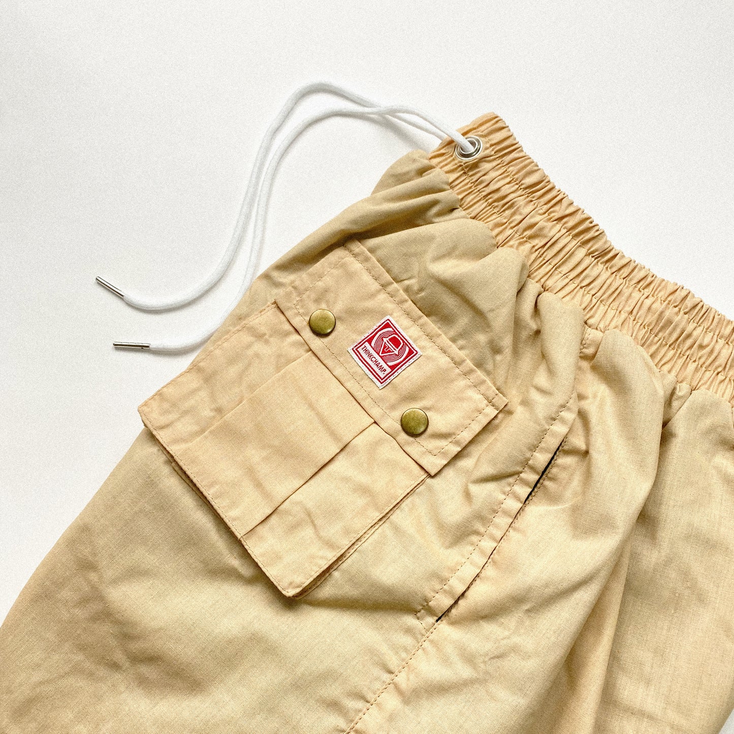 OMNI-WEAR™ | 5 POCKET LINEN SHORTS IN LATTE KHAKI
