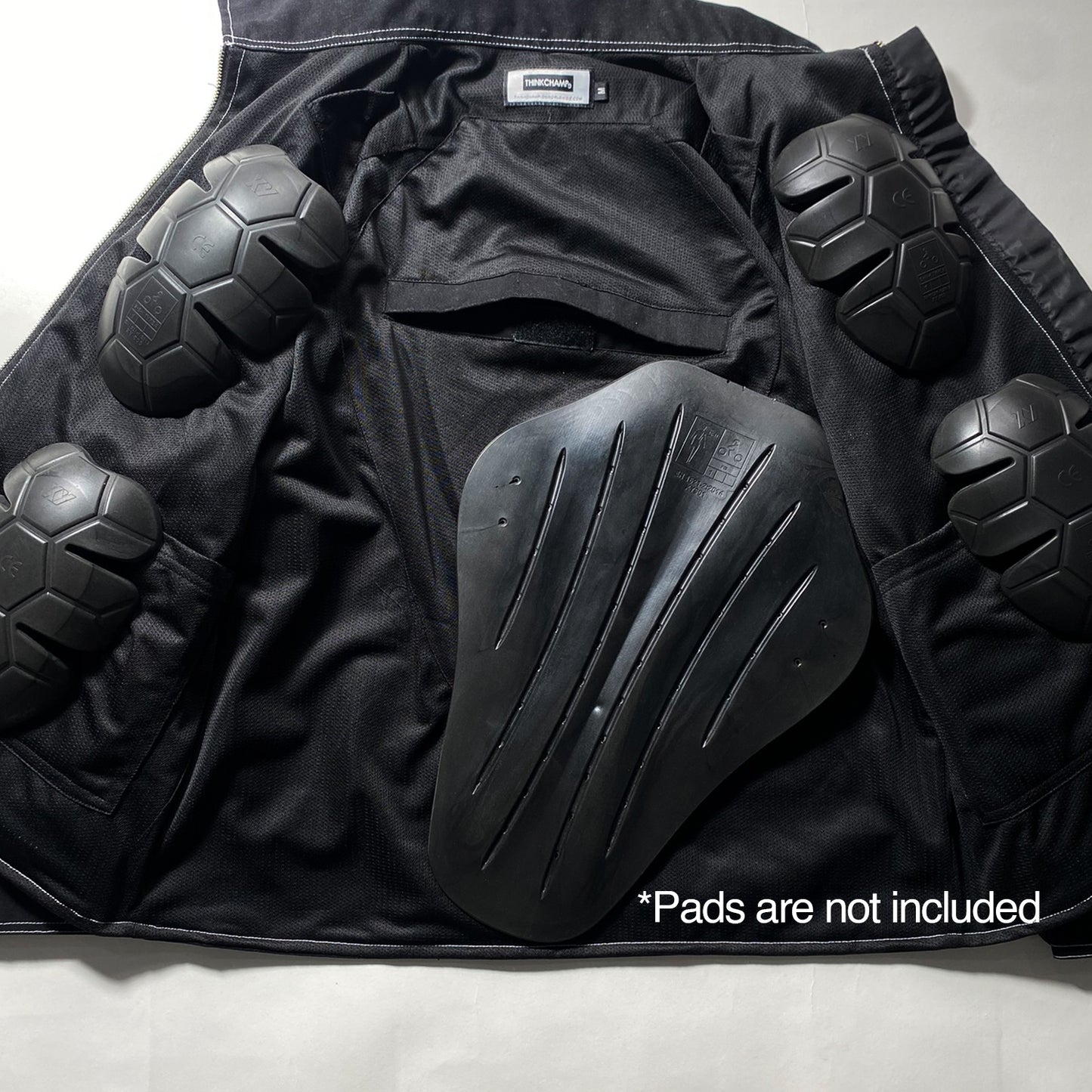 BUCCANEER WHITE FLAMES (PADDED READY) IN BASALT BLACK