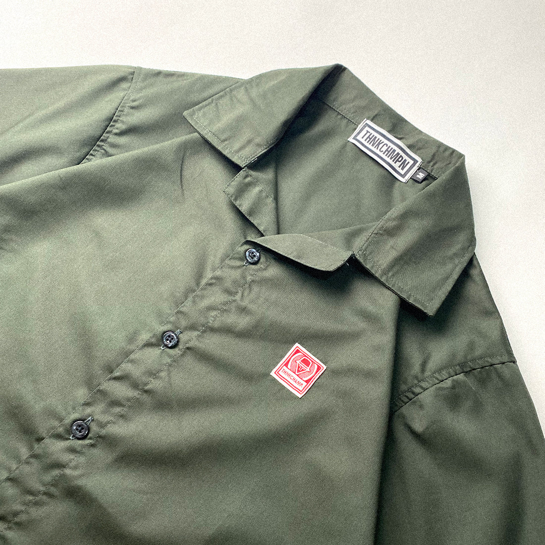 OPEN COLLAR POLO IN FOREST