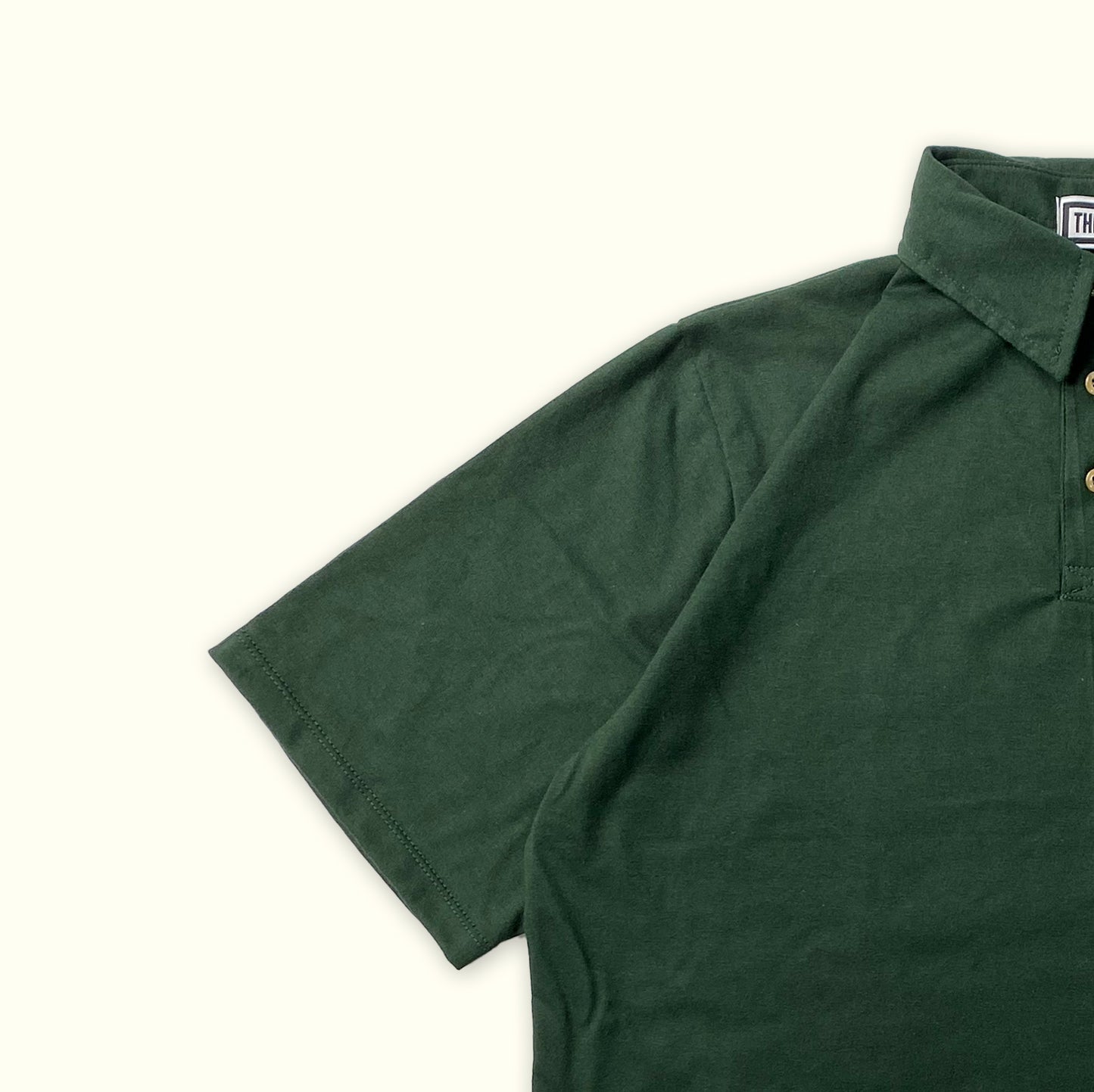 POLO CLUB™ | OVERSIZED POLO SHIRT IN BOTTLE GREEN