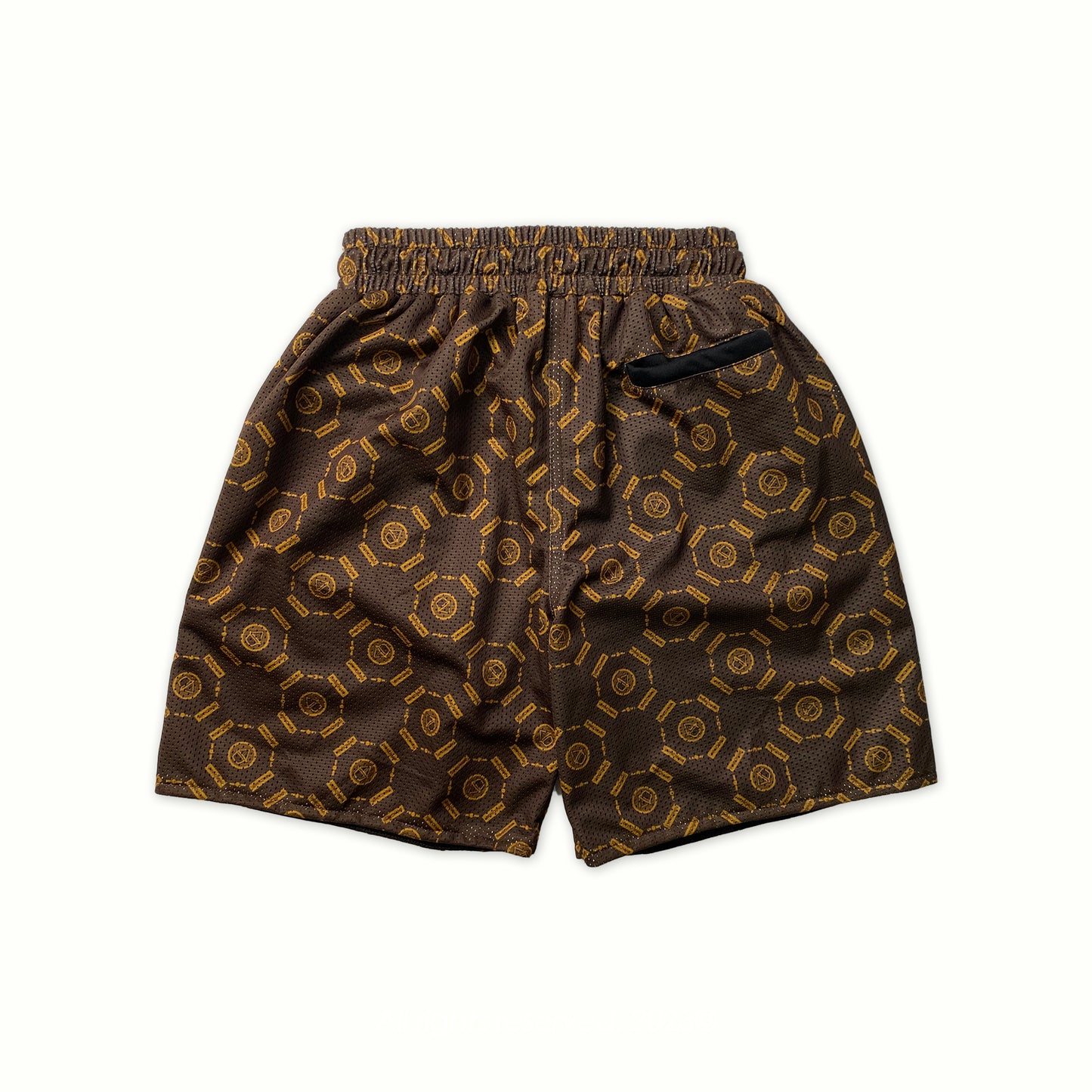 SOPHISTICATED™ | 5 POCKET MESH SHORTS IN MUD BROWN