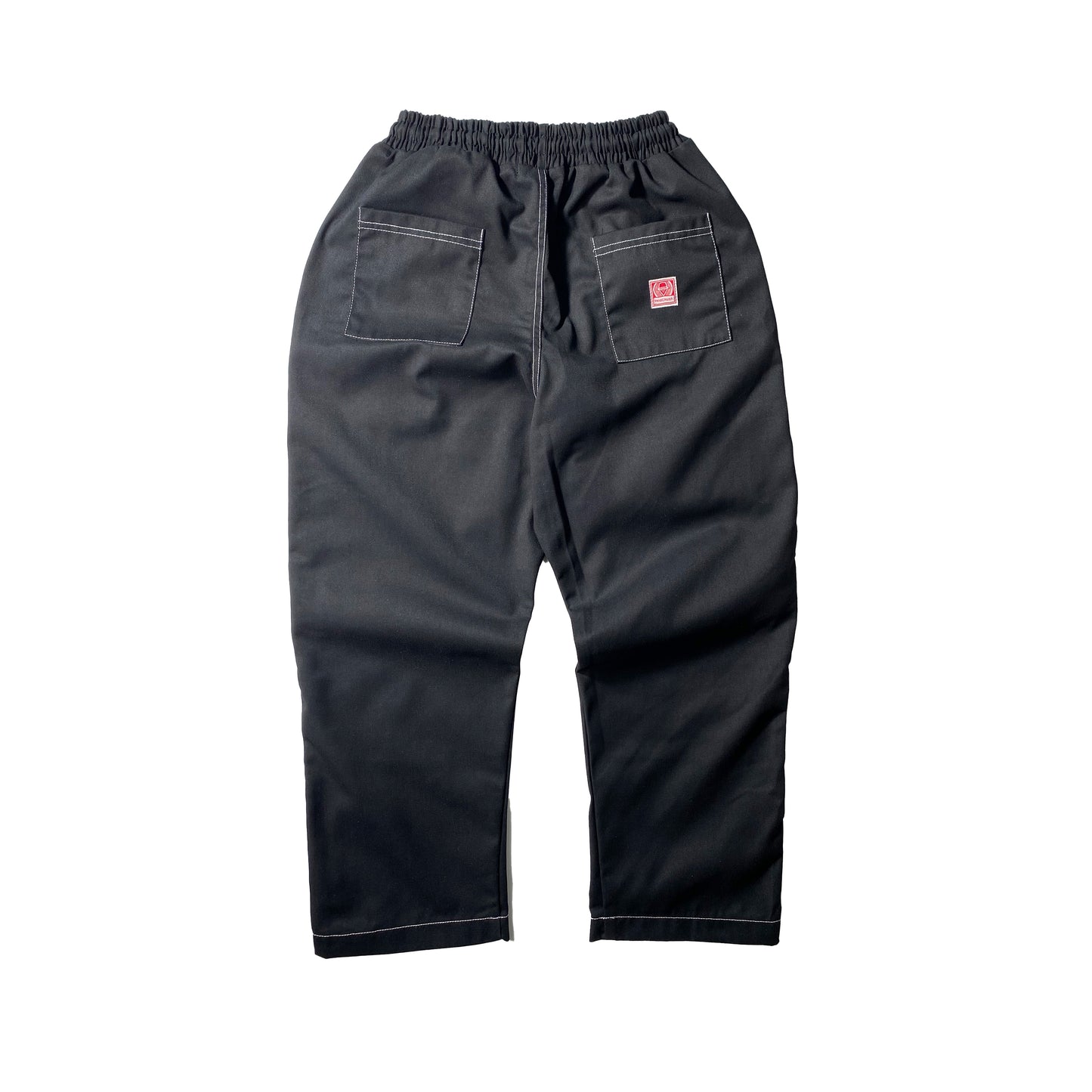 4-POCKET DOUBLE KNEE PANTS IN BASALT BLACK