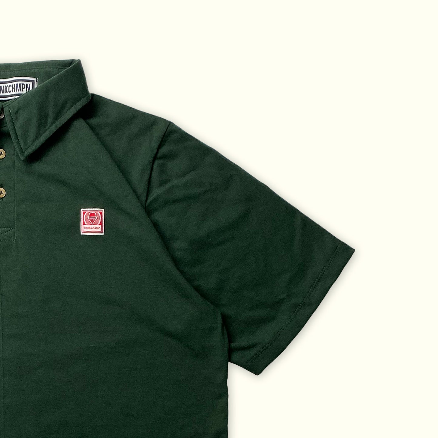 POLO CLUB™ | OVERSIZED POLO SHIRT IN BOTTLE GREEN