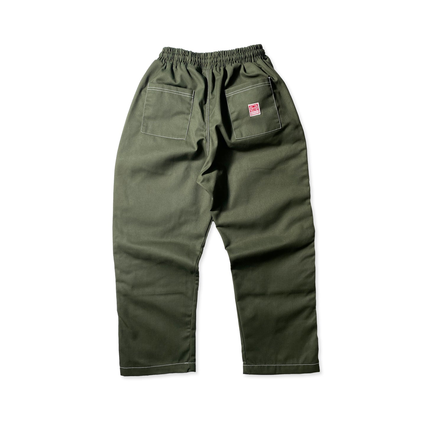 4-POCKET DOUBLE KNEE PANTS IN LAKE GREEN