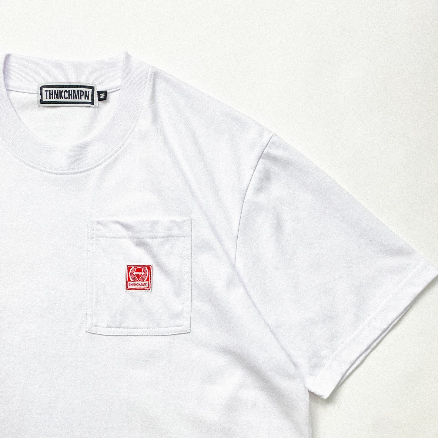 ICONIC POCKET TEE IN WHITE