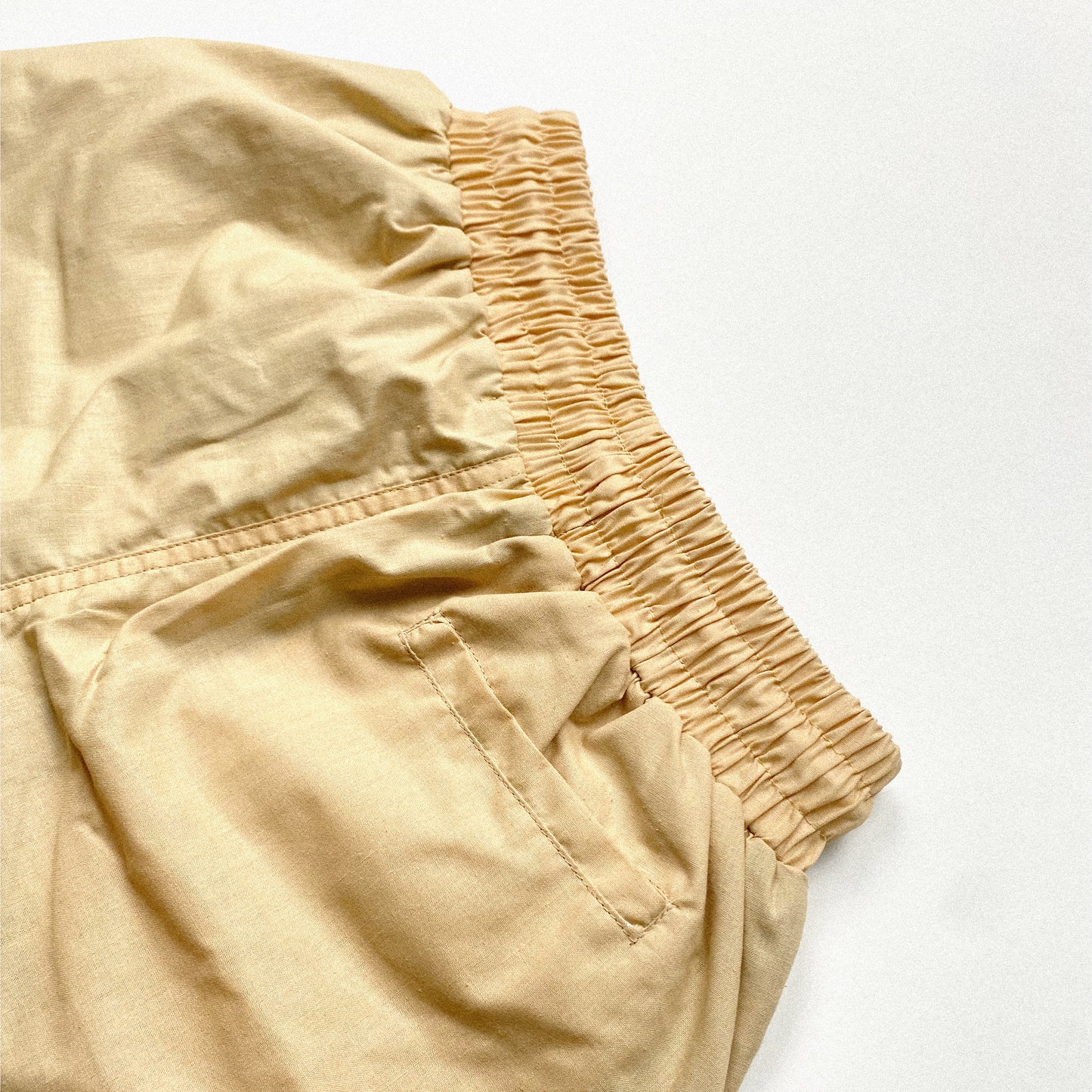 OMNI-WEAR™ | 5 POCKET LINEN SHORTS IN LATTE KHAKI