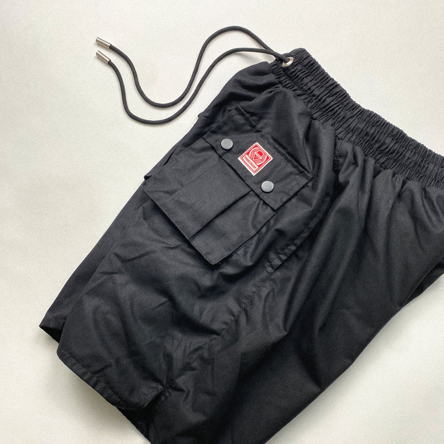 OMNI-WEAR™ | 5 POCKET LINEN SHORTS IN BASALT BLACK