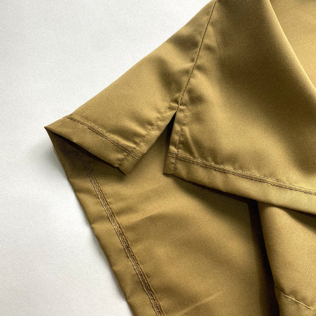 OPEN COLLAR POLO IN WOOD