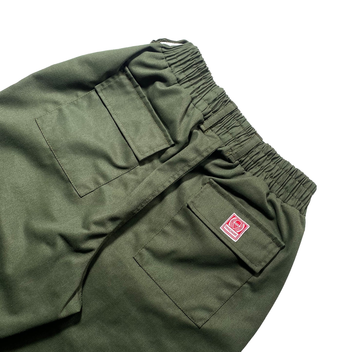 4-POCKET UTILITY BAKER PANTS IN LAKE GREEN