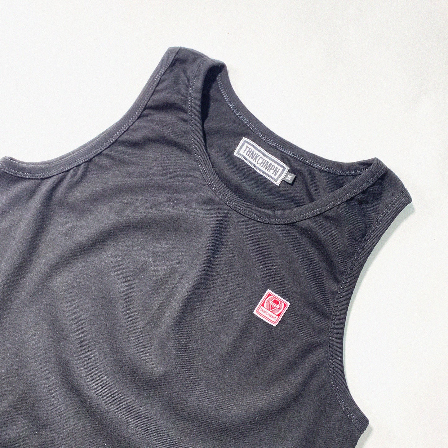 TANK TOP IN BASALT BLACK
