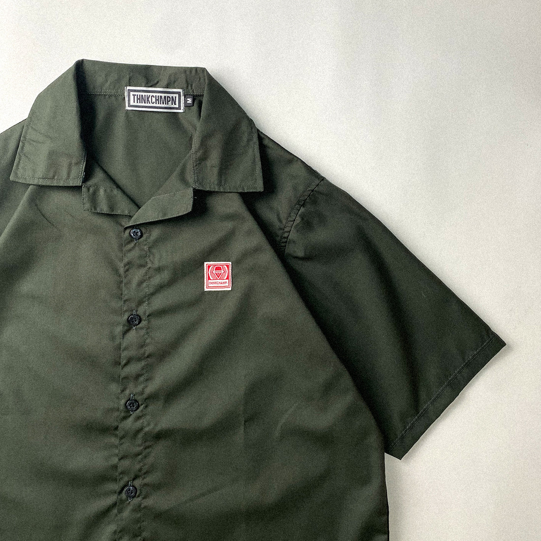 OPEN COLLAR POLO IN FOREST