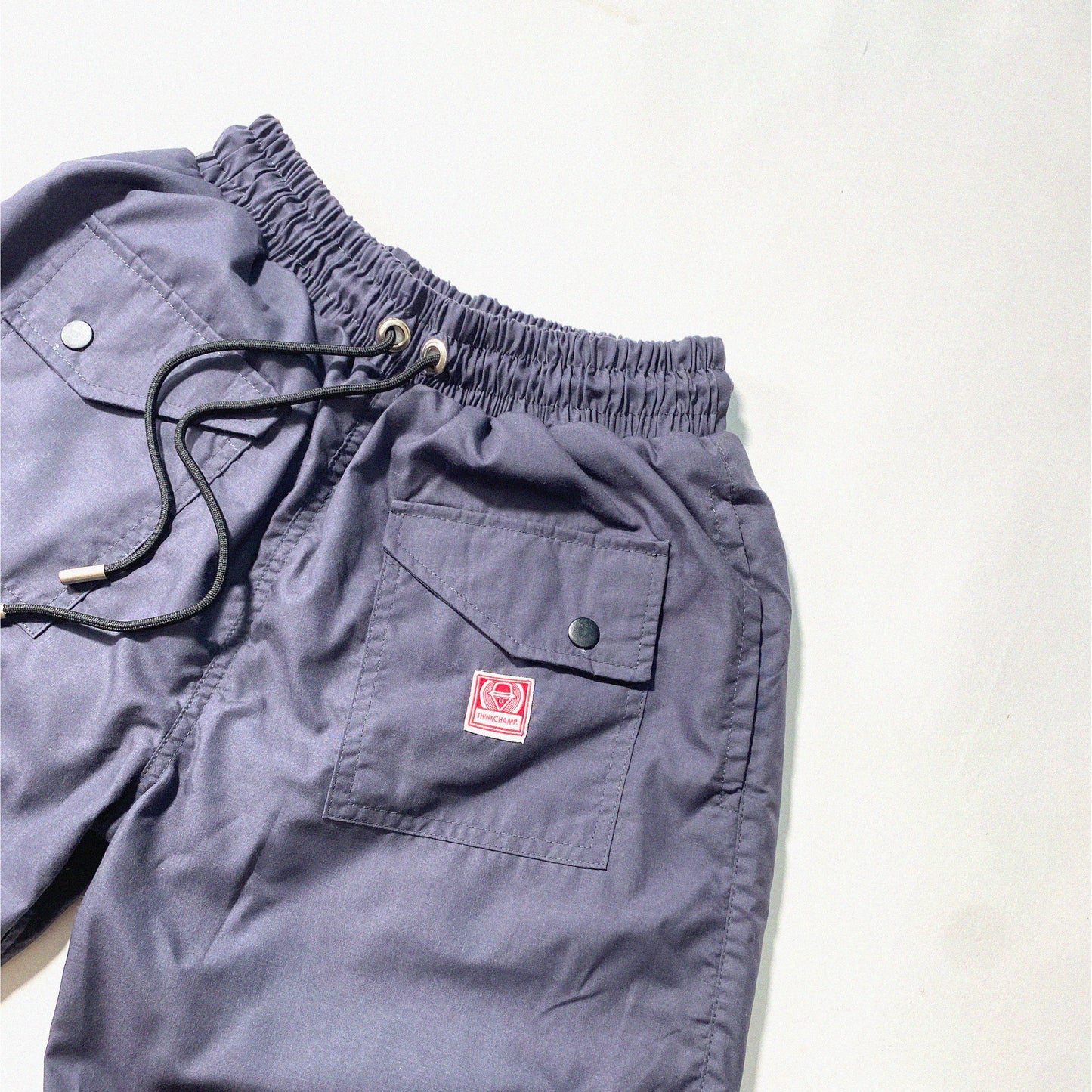 OMNI-WEAR™ | 5 POCKET LINEN SHORTS IN METAL GREY