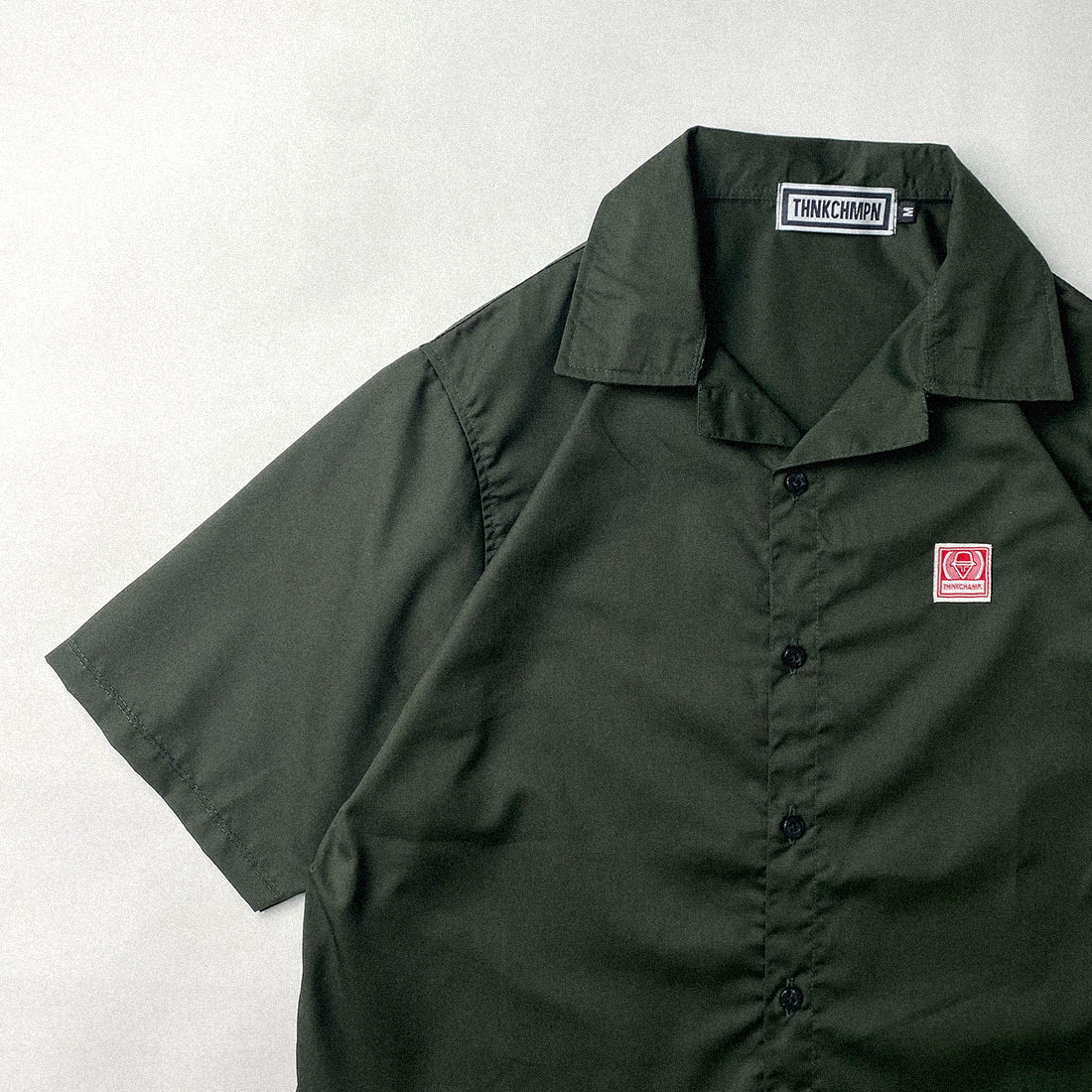 OPEN COLLAR POLO IN FOREST