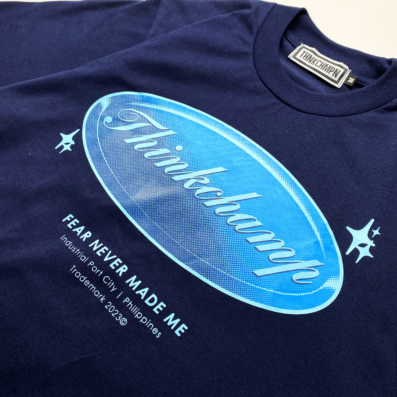 TOMMY | OVERSIZED TEE IN OCEAN BLUE