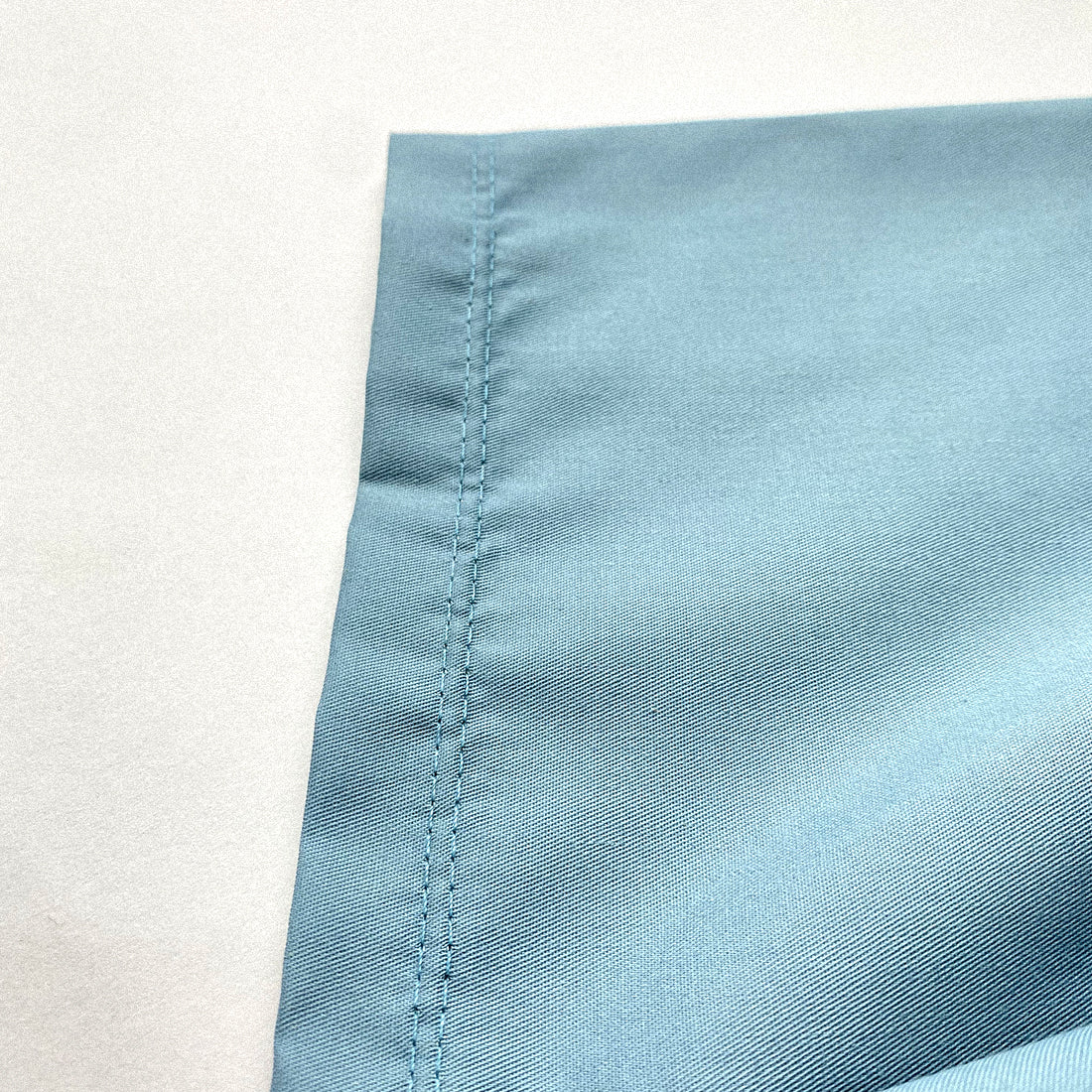 OPEN COLLAR POLO IN POWDER BLUE