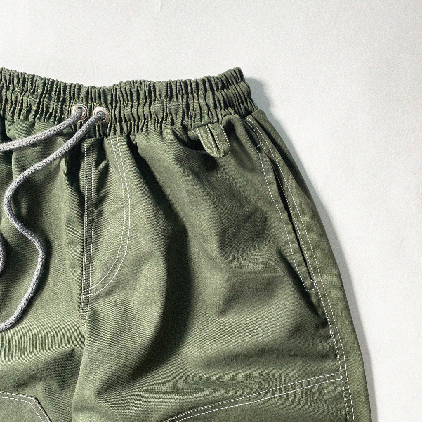4-POCKET DOUBLE KNEE PANTS IN LAKE GREEN