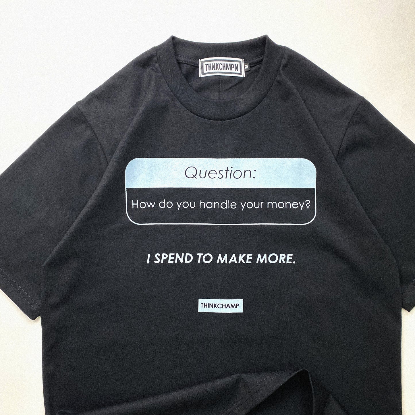 INVESTOR | OVERSIZED TEE IN BASALT BLACK