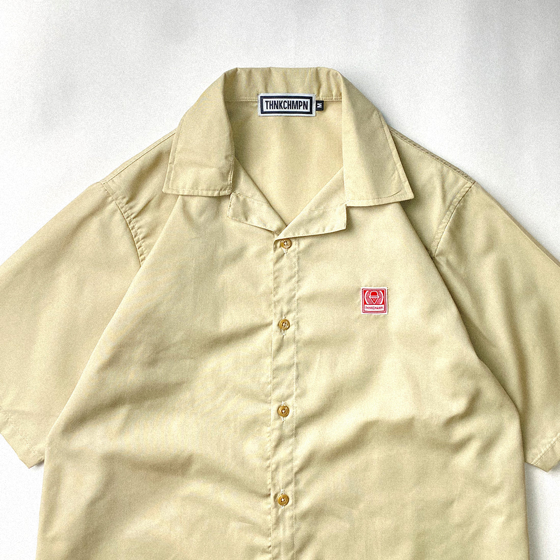 OPEN COLLAR POLO IN SAND