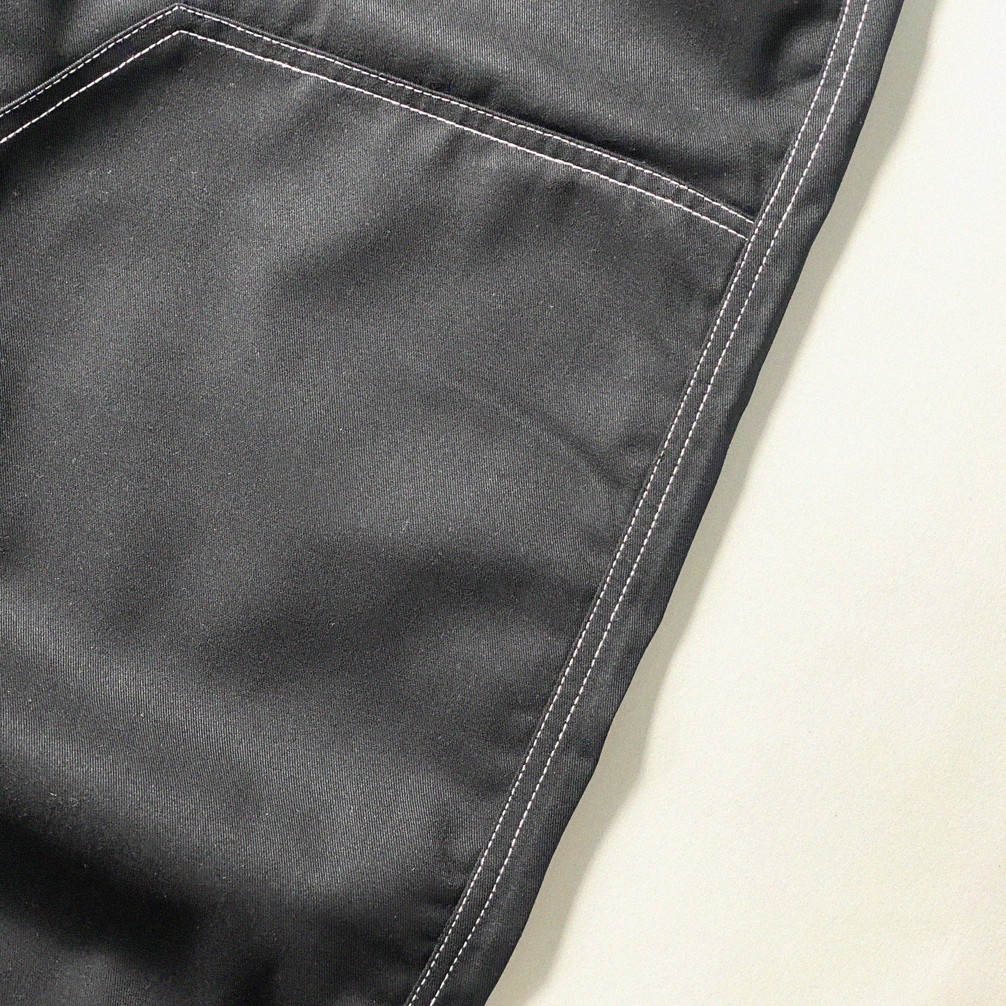 4-POCKET DOUBLE KNEE PANTS IN BASALT BLACK