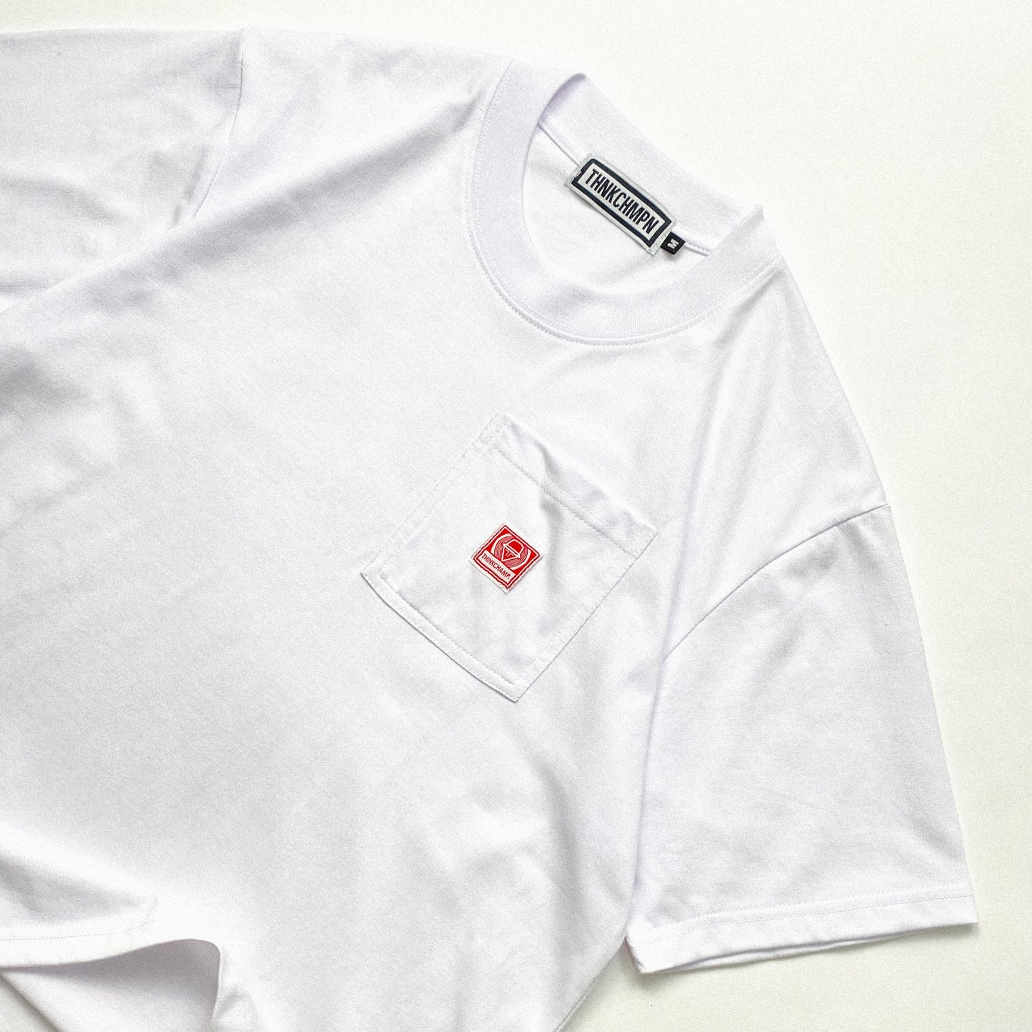 ICONIC POCKET TEE IN WHITE