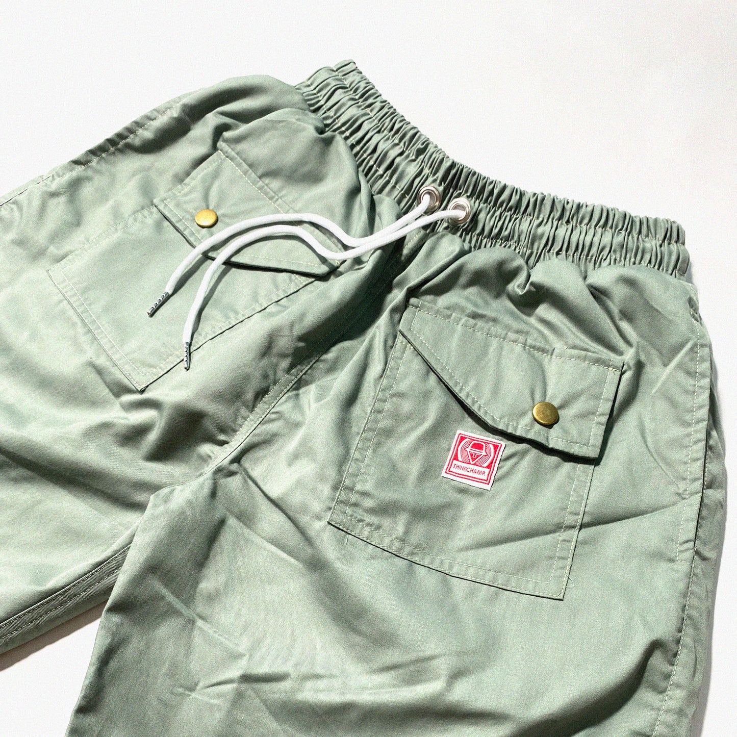OMNI-WEAR™ | 5 POCKET LINEN SHORTS IN LIME GREEN