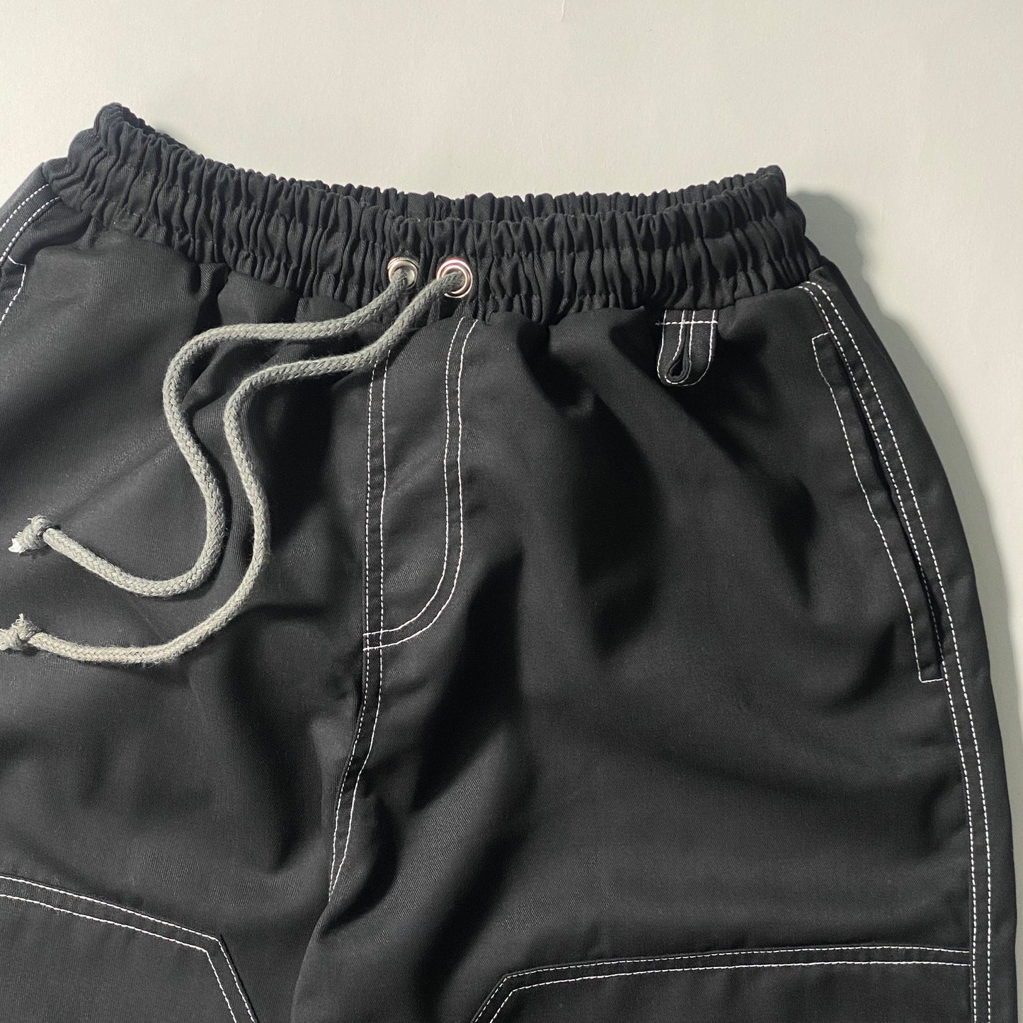 4-POCKET DOUBLE KNEE PANTS IN BASALT BLACK