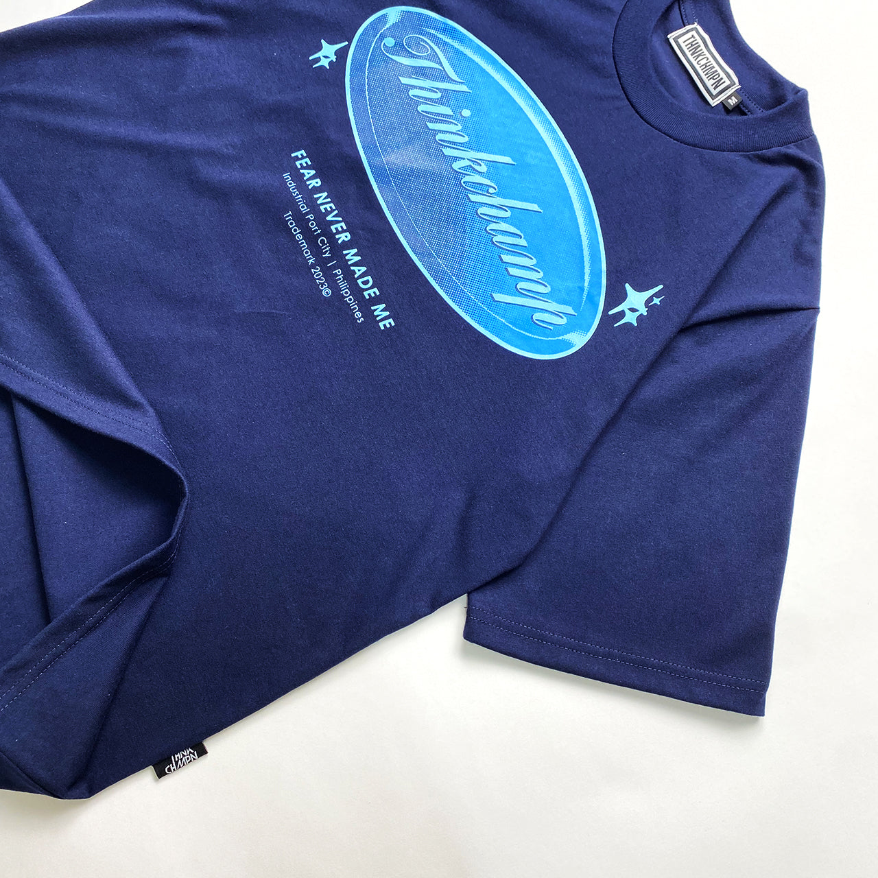 TOMMY | OVERSIZED TEE IN OCEAN BLUE