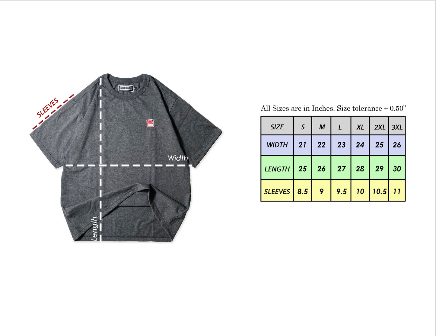 ICONIC PATCH | BOXY TEE IN ACID BLACK