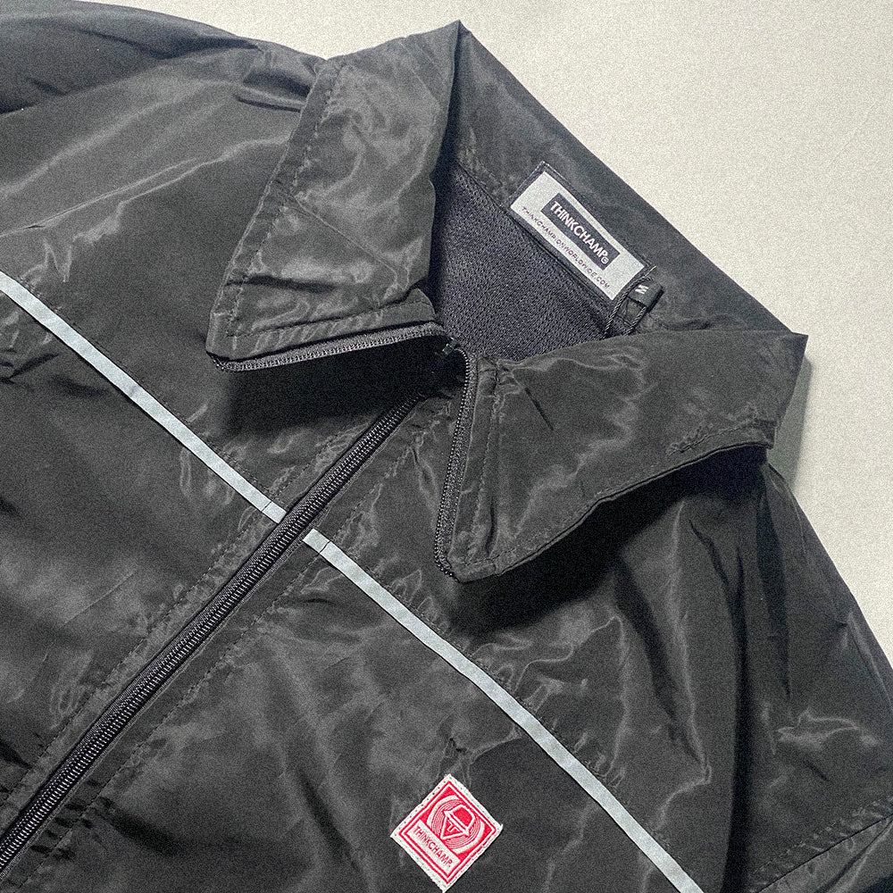 SCRAMBLER | HYBRID TRACK SUIT IN BASALT BLACK