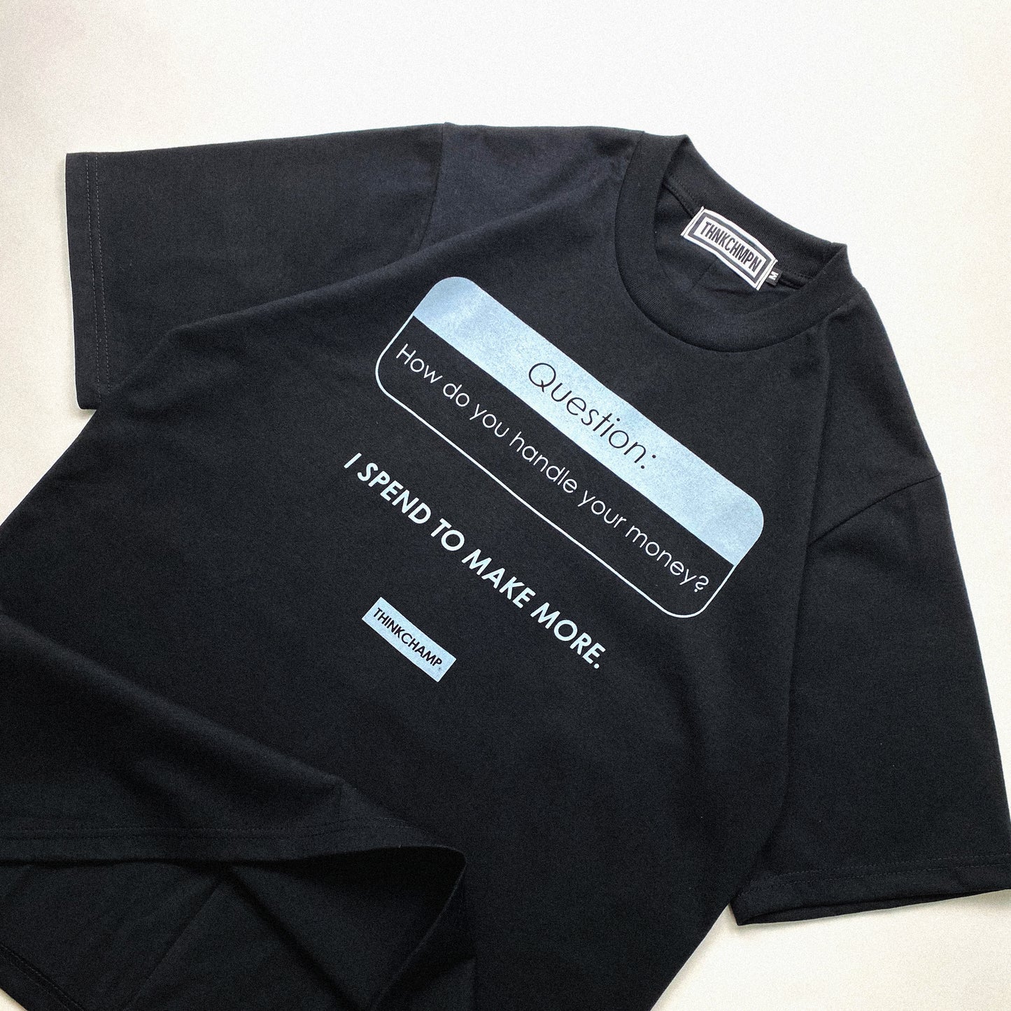 INVESTOR | OVERSIZED TEE IN BASALT BLACK