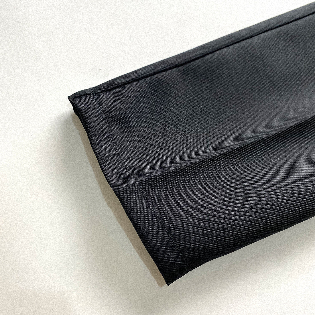 STRAIGHT TROUSERS IN BASALT BLACK