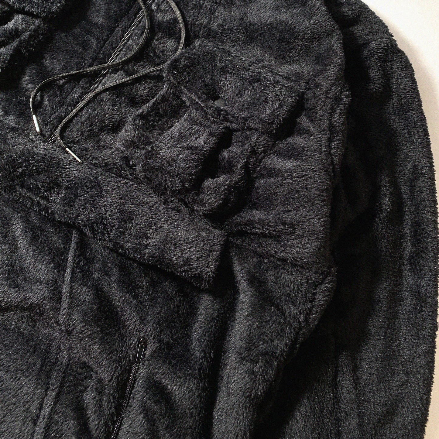 FUR FLEECE IN BASALT BLACK | ANORAK 66