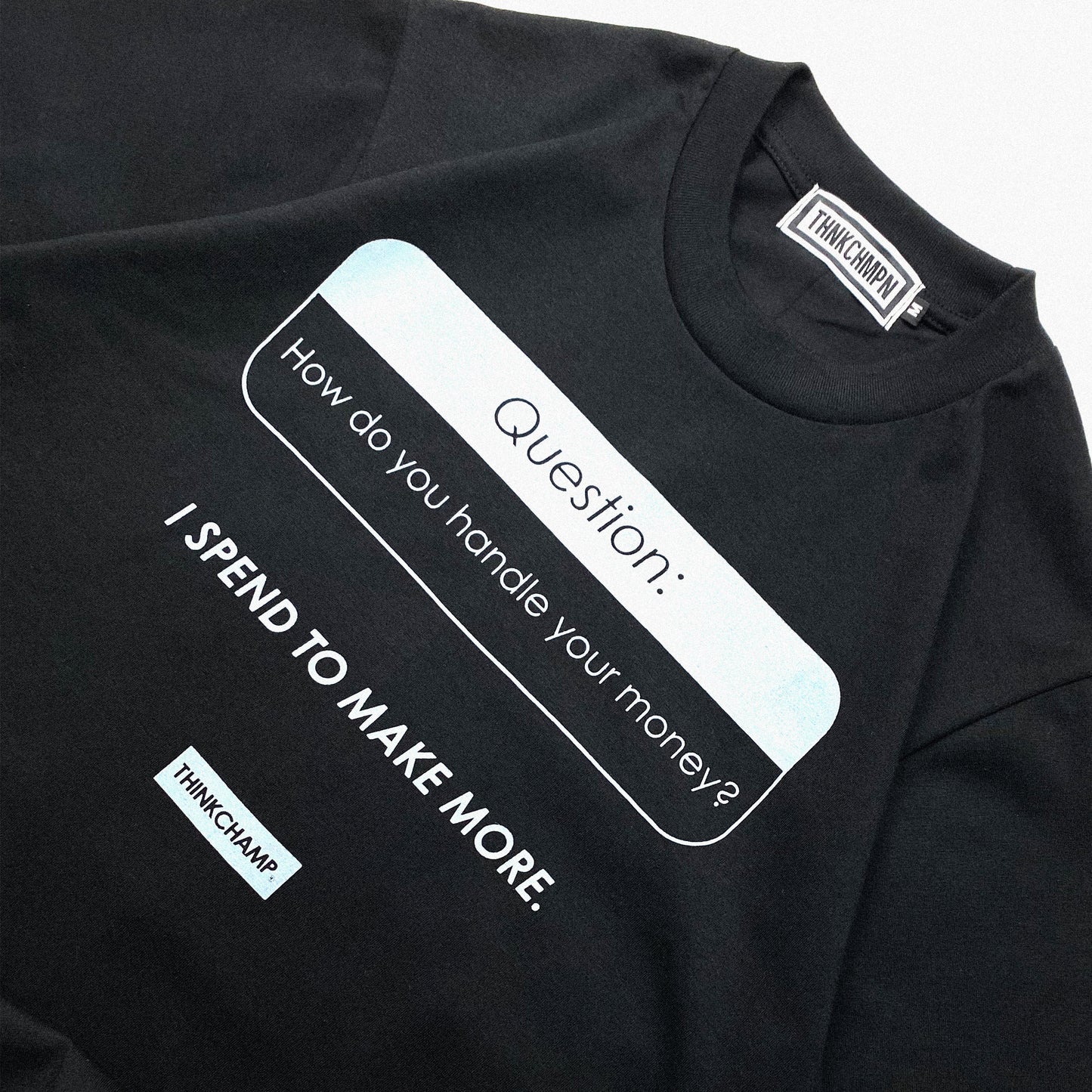 INVESTOR | OVERSIZED TEE IN BASALT BLACK