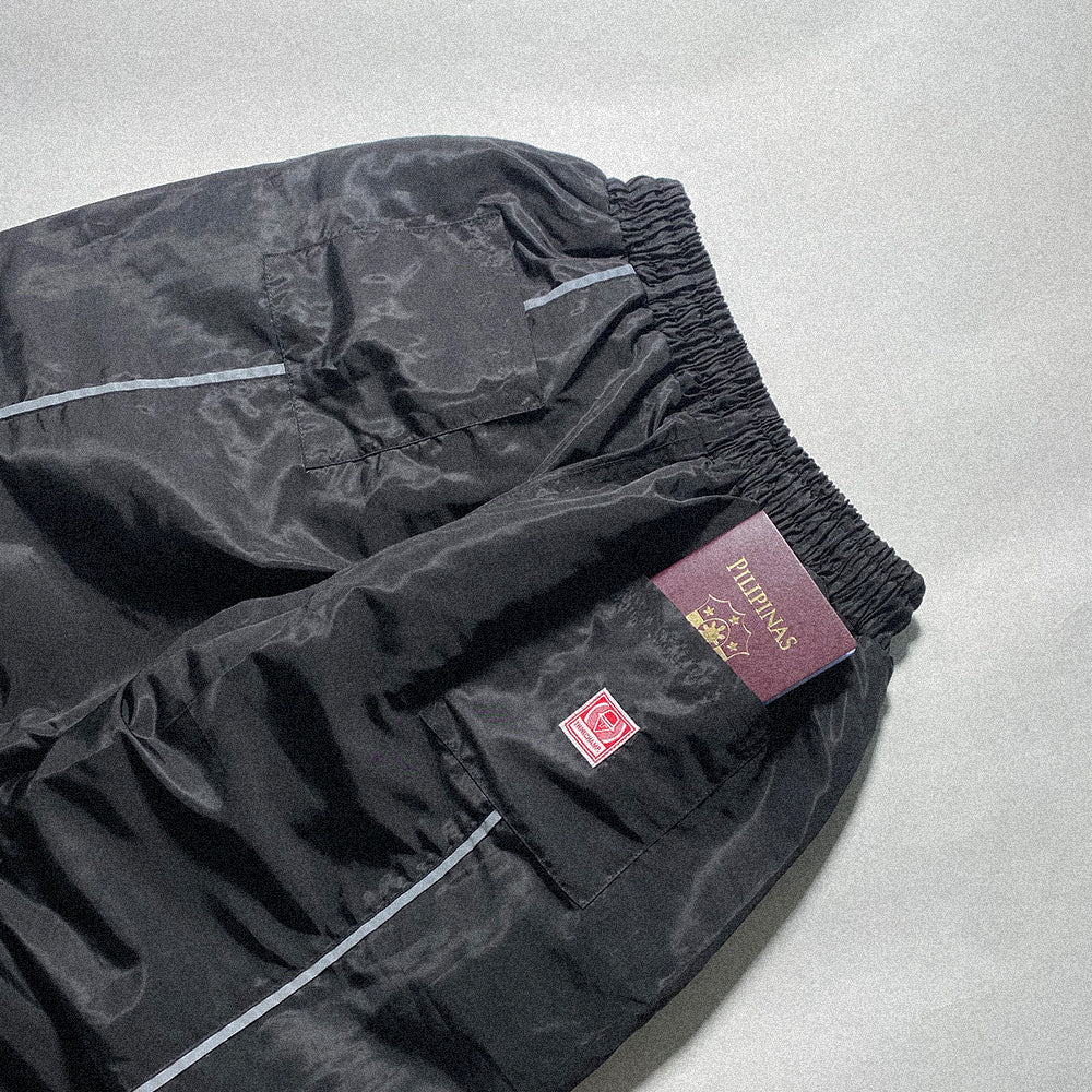 SCRAMBLER | HYBRID TRACK PANTS IN BASALT BLACK