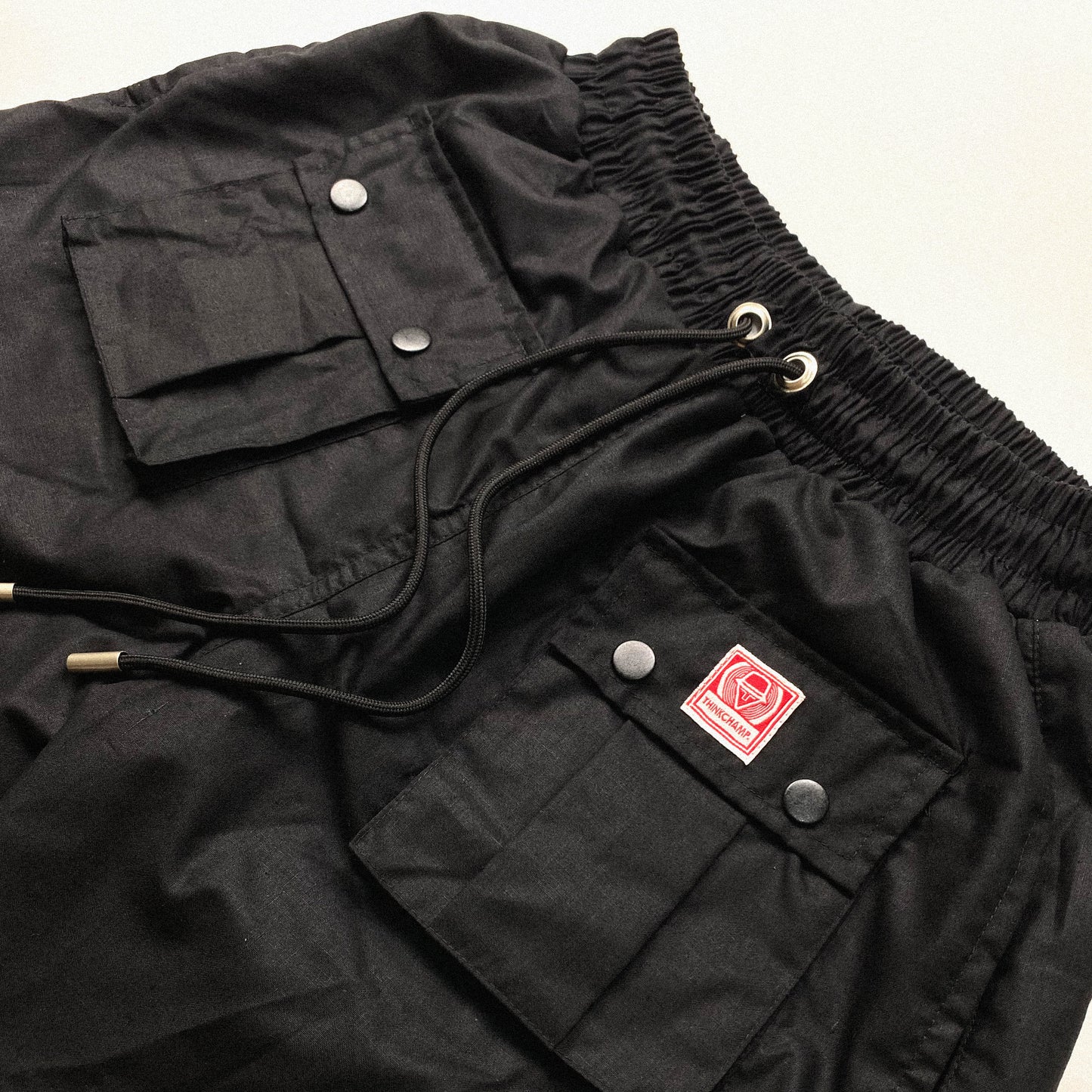 OMNI-WEAR™ | 5 POCKET LINEN SHORTS IN BASALT BLACK