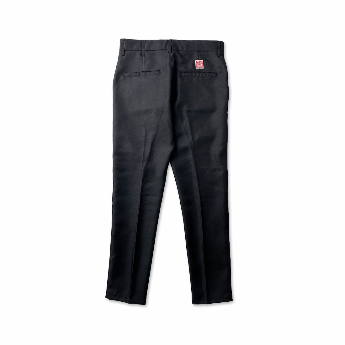 STRAIGHT TROUSERS IN BASALT BLACK