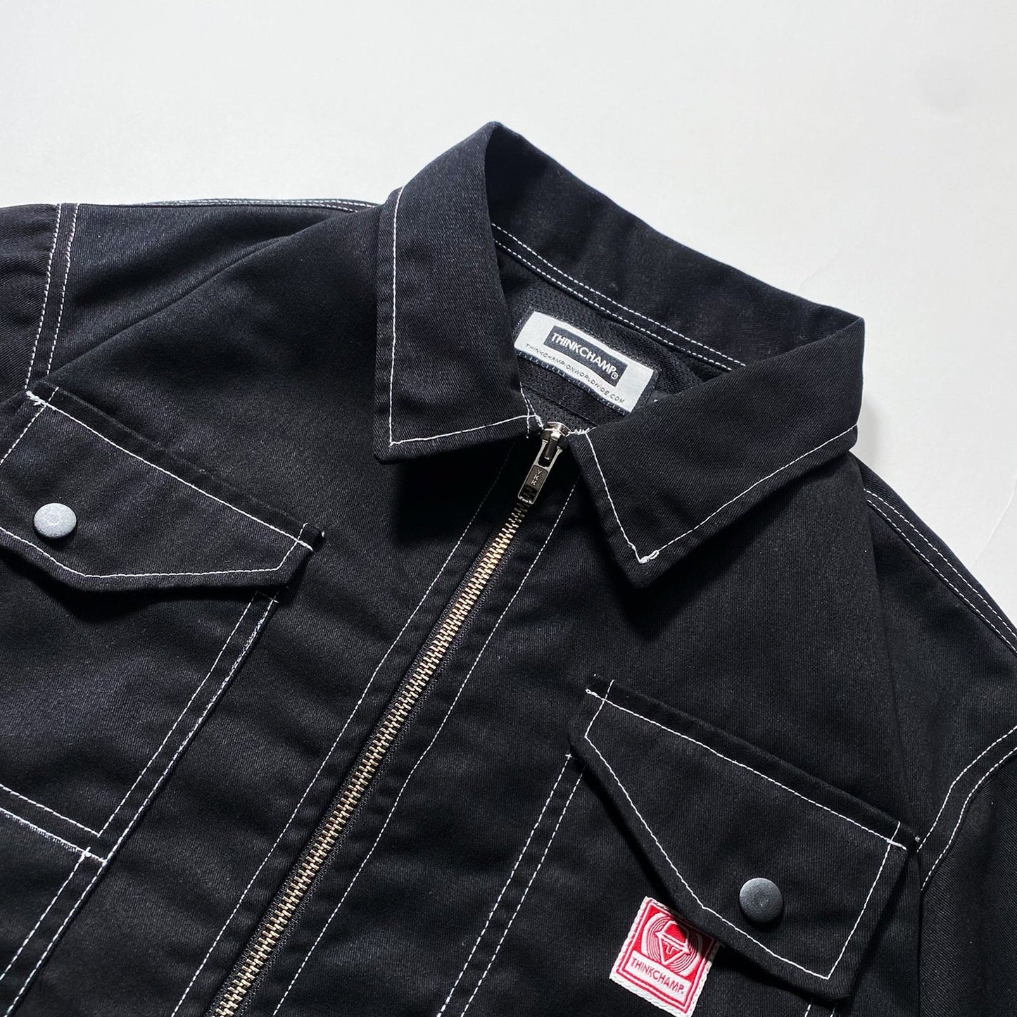 BUCCANEER WHITE FLAMES (PADDED READY) IN BASALT BLACK