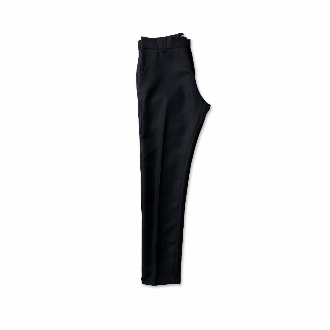 STRAIGHT TROUSERS IN BASALT BLACK