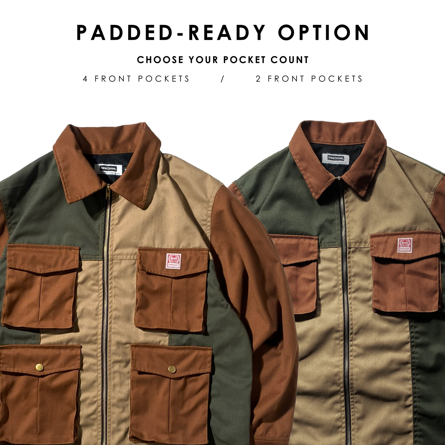 BUCCANEER CONQUEST ZIP DOWN FOREST COLORWAY / PADDED-READY CONQUEST