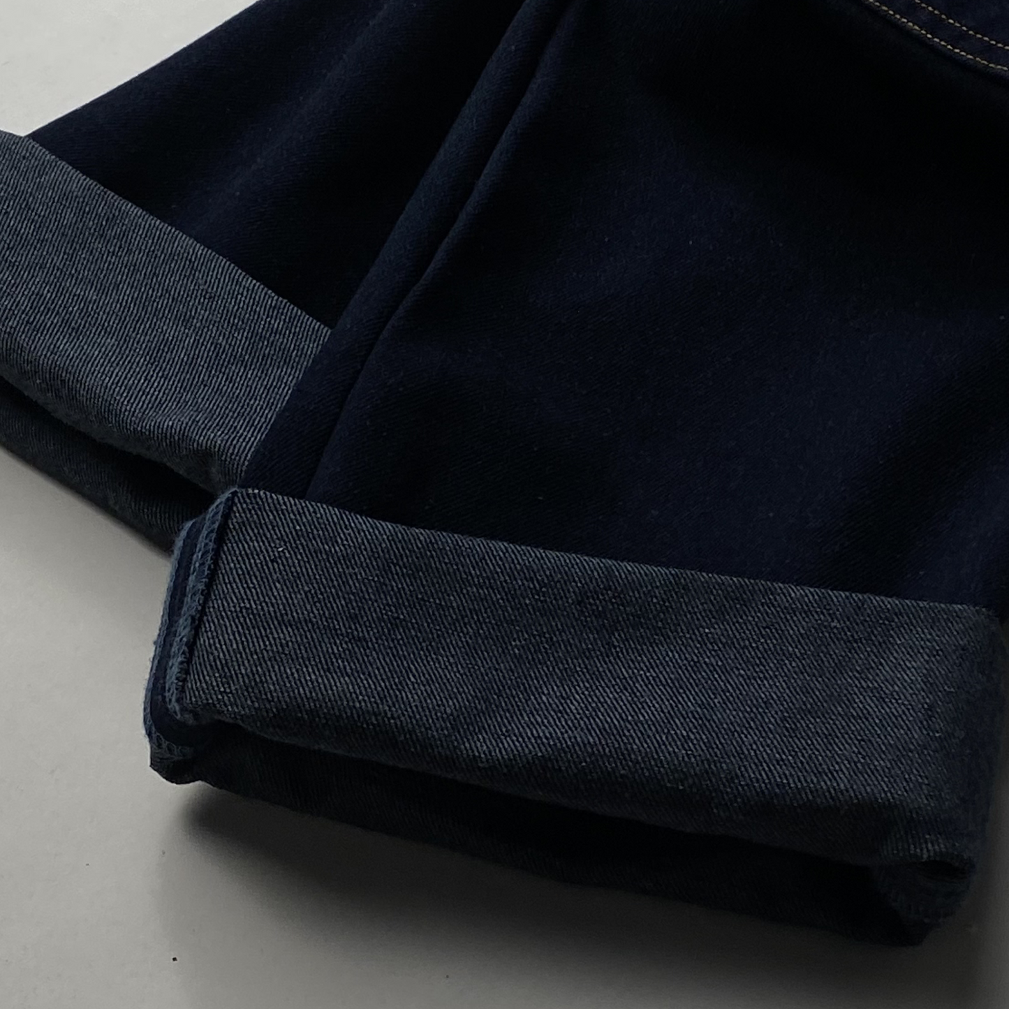 DENIM 4-POCKET DOUBLE KNEE PANTS | UNISEX SCARLET TAG BY THINKCHAMP