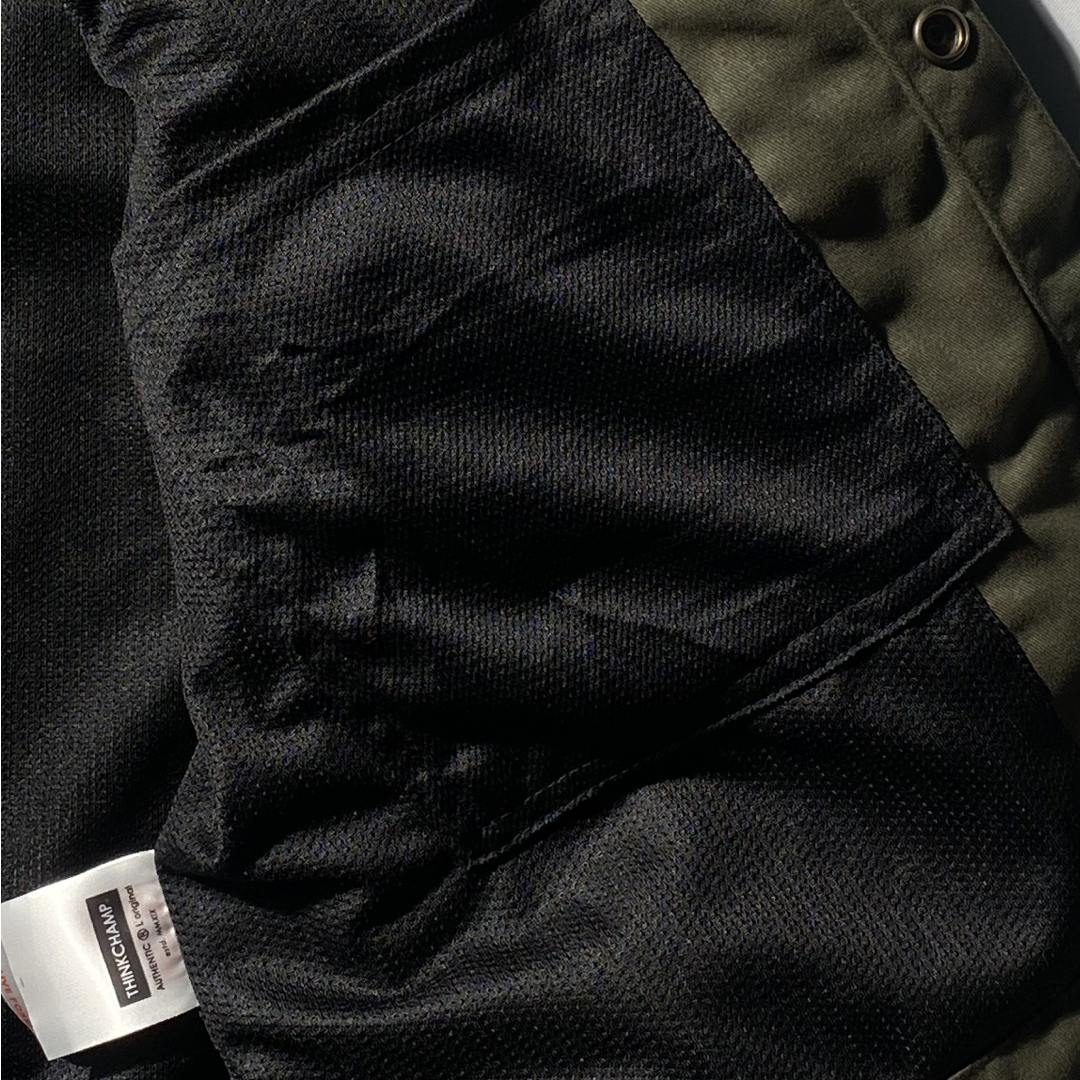 (PRE-ORDER ONLY) ARCHIVE 001: BUCCANEER TWILL TYPE-2 JACKET IN LAKE GREEN | SCARLET TAG BY THINKCHAMP