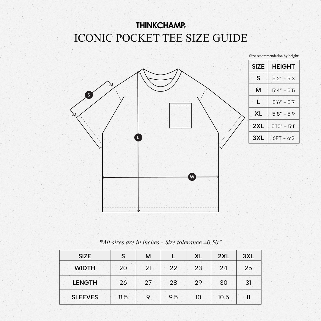 ICONIC POCKET TEE IN WHITE