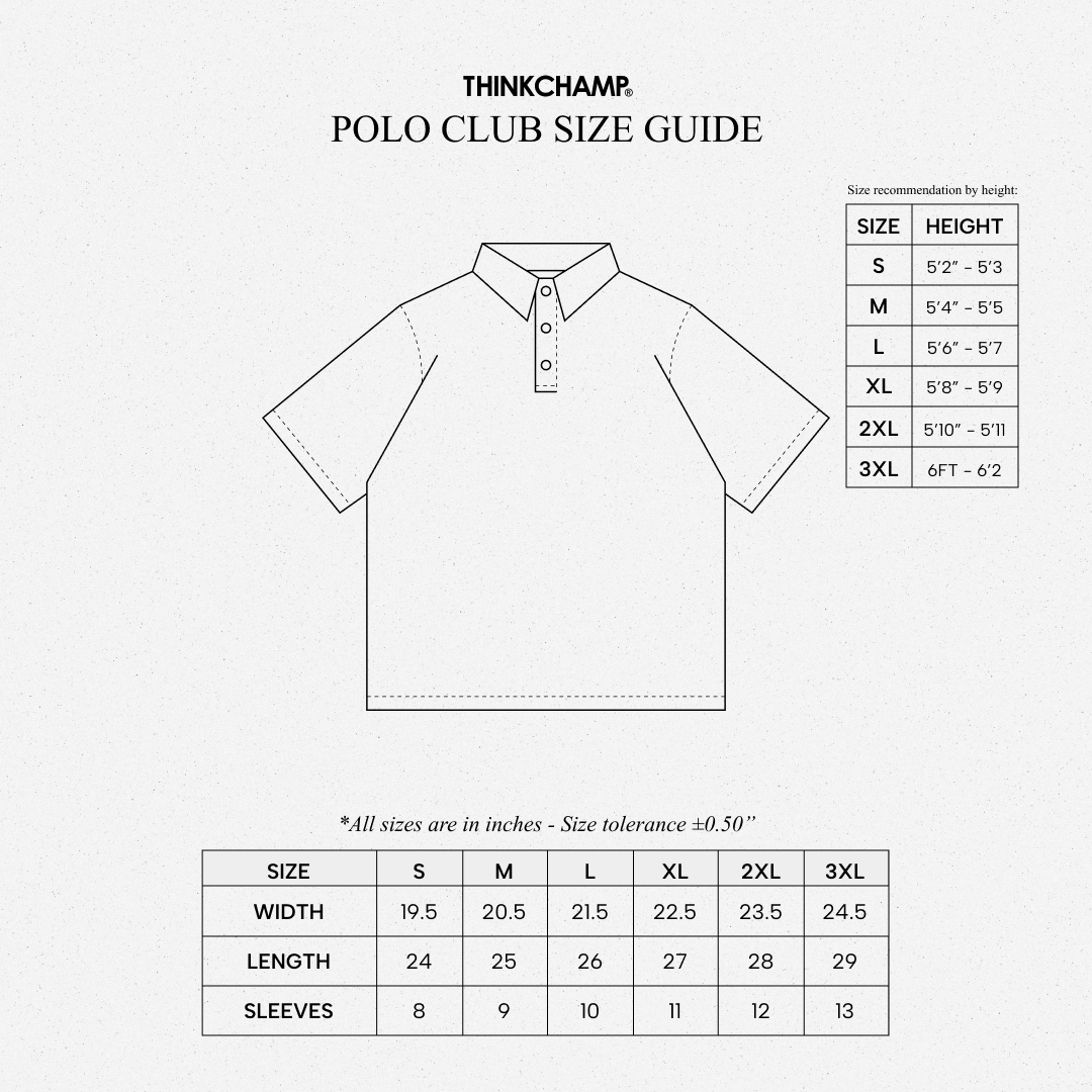 POLO CLUB | OVERSIZED POLO SHIRT IN DOMINANT RED