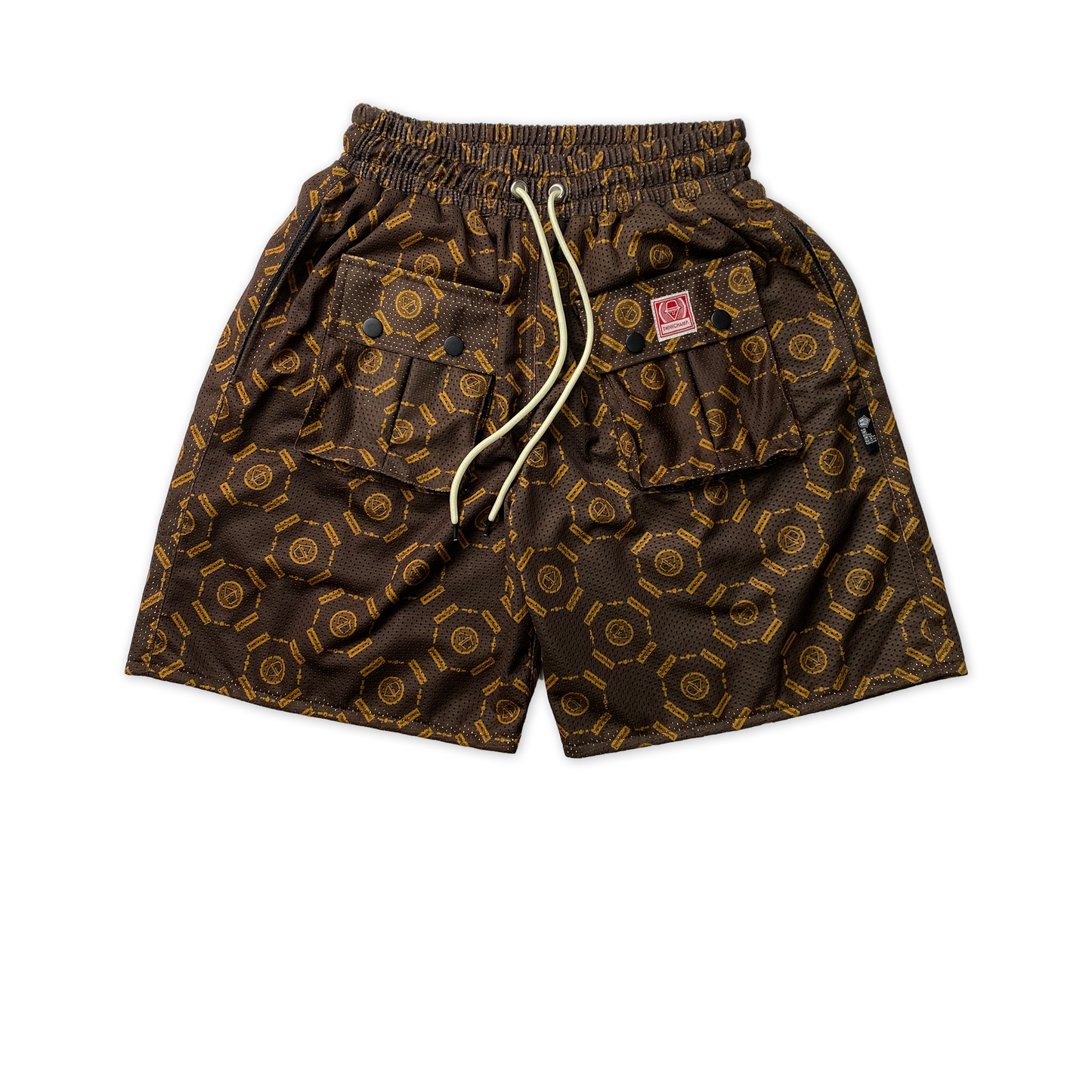 SOPHISTICATED™ | 5 POCKET MESH SHORTS IN MUD BROWN